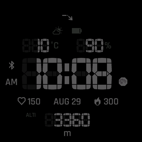 Vertical Segment — Very Low AOD brightness.