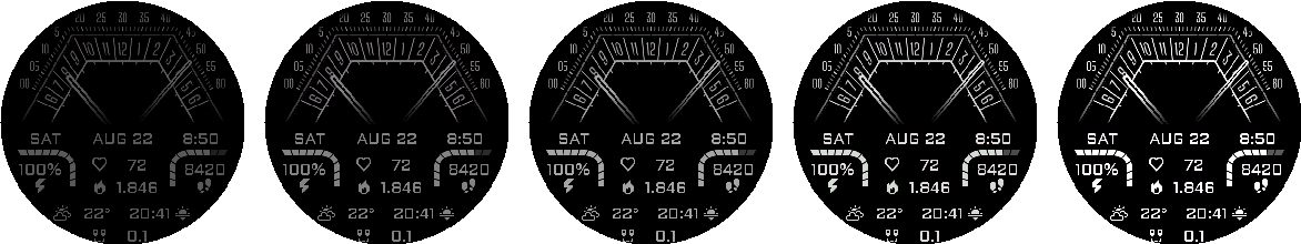 Volta — Five AMOLED Always-On brightness levels.