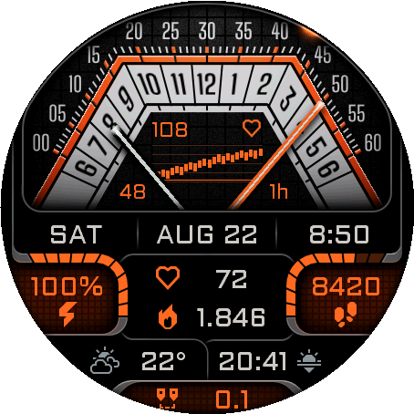 Volta watch face preview 1